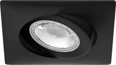 Ledmatters - Inbouwspot Zwart - Dimbaar - 5 watt - 490 Lumen - 2700 Kelvin - Warm wit licht - IP65 Badkamerverlichting