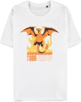 Pokémon - Charizard Heren T-shirt - L - Wit