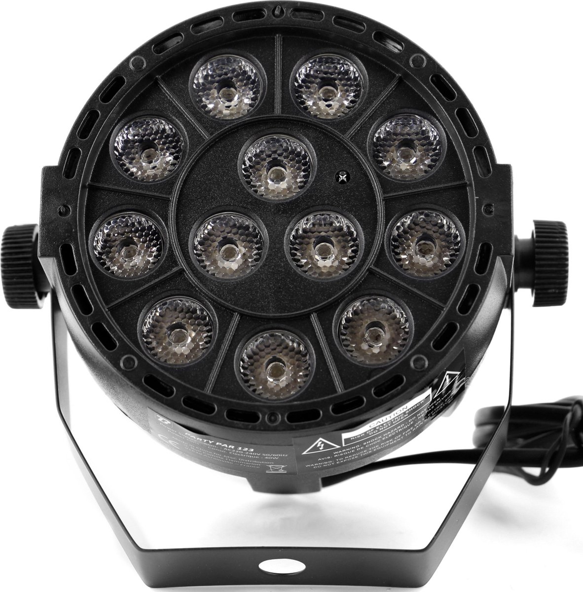 BoomTone DJ PartyPAR 123 36W RGB 3-in-1 Led Par Spot