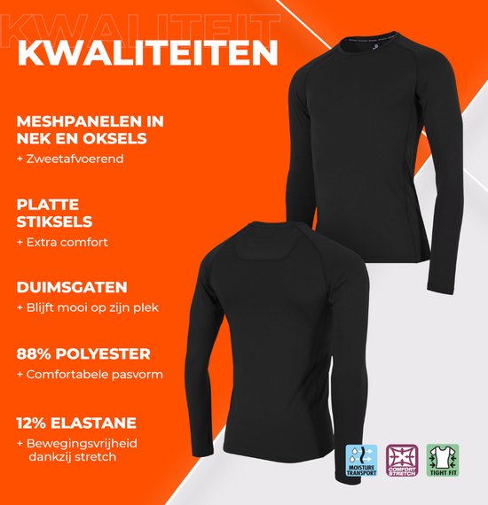 Stanno Core Baselayer Long Sleeve Shirt - Maat M — afbeelding 4