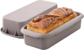 Siliconen bakvorm – voor taarten en brood – met antiaanbaklaag, lengte: 30cm