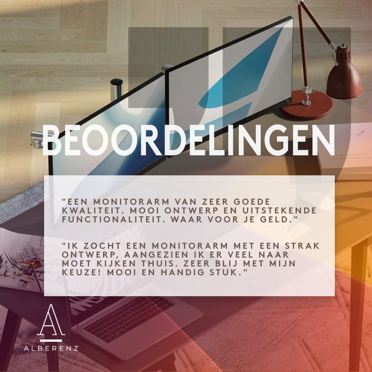 Bright Goods® Dubbele Monitor Arm Zilver - Dubbele Monitorbeugel Zilver - Monitorarm 2 schermen - Ergonomisch ontwerp - Scherm beugel - Monitorbeugel thumbnail 5