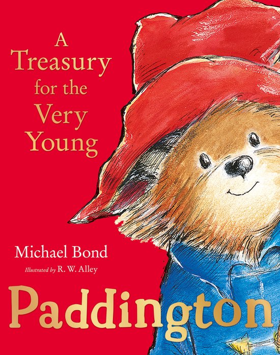 Paddington: Een schatkamer voor de allerjongsten. Illustratie van Paddington met rode hoed en blauw jasje.