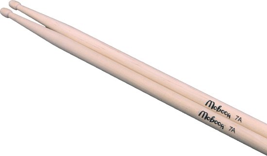 Moboog Drumstokken 7A Maple Esdoorn-houten tip