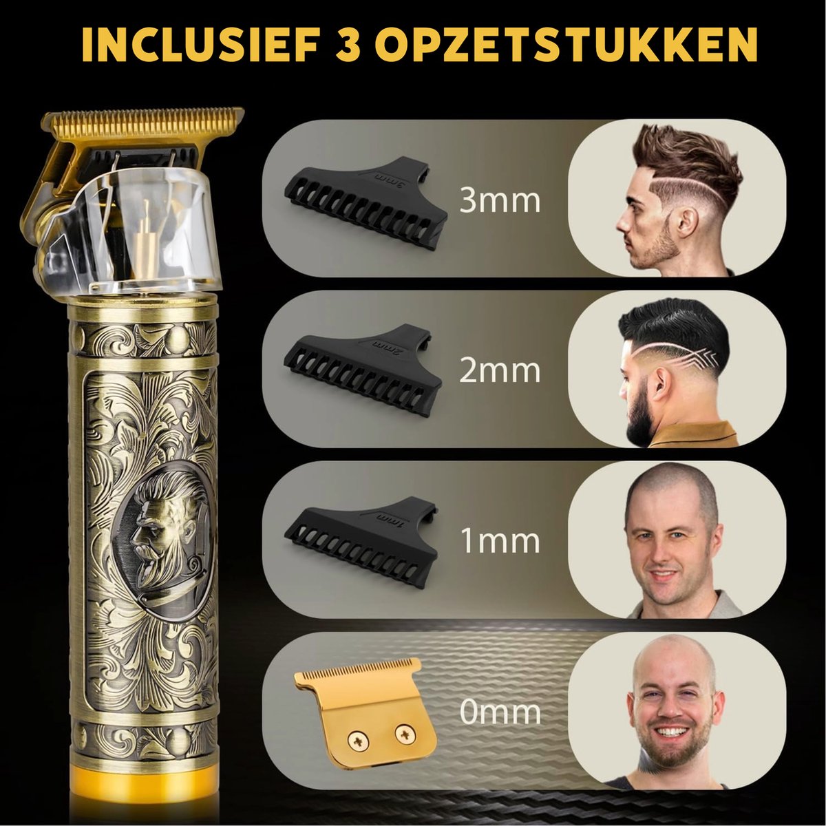 Phreeze 5 in 1 Draadloze Baardtrimmer + Neustrimmer thumbnail 2