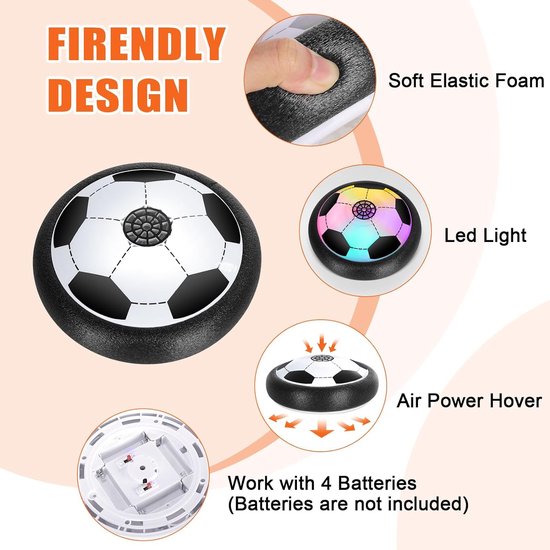 Jouet de ballon de football flottant, ballon de football flottant à air intérieur rechargeable Jouet de ballon de football flottant, ballon de football flottant à air intérieur rechargeable