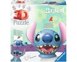 foto van Ravensburger Disney Stitch met oren - 3D Puzzel 72 Stukjes