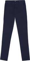 Mr Jac - Broek - Heren - Slim fit - Chino - Garment Dyed - Pima Katoen -Donker Blauw - Maat W34 L32