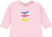 Noppies Meisjes T-shirt met lange mouwen Rogers - Flamingo - Maat 50