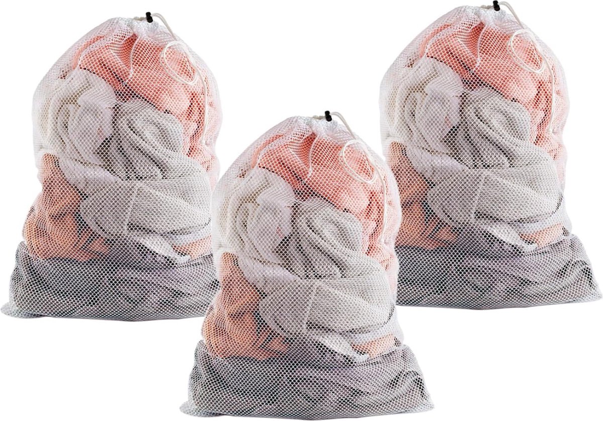 Ahigh Filet à Linge Machine à Laver Lot De 4 - 60x60cm Sacs Protection Vêtements, Chemises, Pulls, Sous-vêtements - Anti Plis Et Déformation