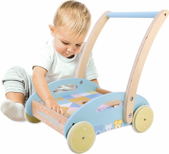 Woezel en Pip Woezel en Pip Baby Blokkenkar van Woezel en Pip — afbeelding 4