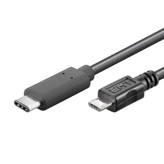 Câble Usb 2.0 Type A-Mini-B Coudé, 0,5M - Bricolage