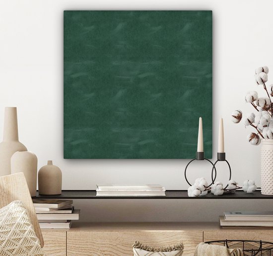 Canvas Schilderij Leer - Structuur - Dieren - 50x50 cm - Wanddecoratie