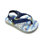 Brasileras Slippers Baby Slip- marineblauw- 25/26