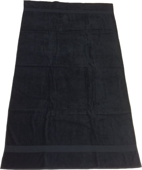 Strandlaken 100x180 cm zwart