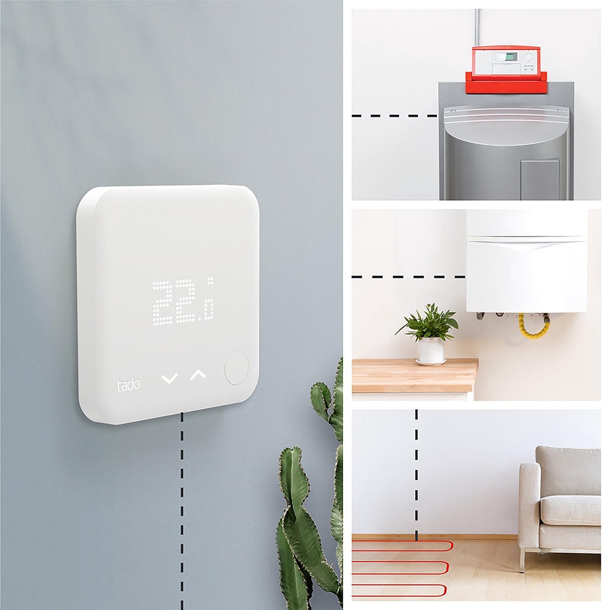 tado° Slimme Radiatorknop - 3 stuks uitbreiding thumbnail 4