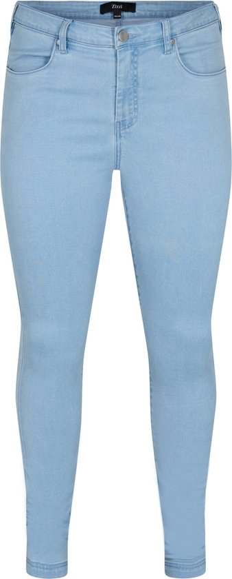 ZIZZI JEANS, LONG, AMY Dames Jeans - Light Blue - Maat 50/82 cm