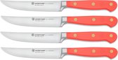 Set de couteaux à steak Wusthof Classic - pêche corail - 4 pièces