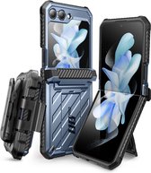 Supcase UB Pro Geschikt Voor Samsung Galaxy Z Flip5 Hoesje - Blauw