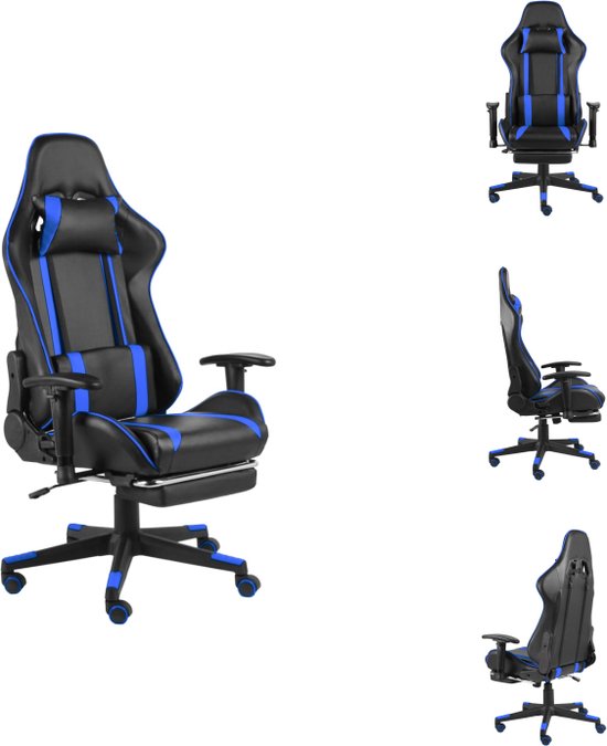 vidaXL Gamingstoel Vivo - Gamingstoelen - 68 x 69 x (123 - 133) cm - Ergonomisch design - Bureaustoel