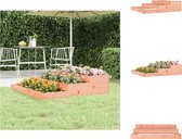 vidaXL Plantenbak Douglas Hout - Trapsgewijs Ontwerp - 107 x 107 x 27 cm - Decoratieve Tuinbak - Bloempot