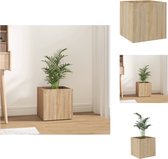 vidaXL Plantenbak - Sonoma eiken - 40 x 40 x 40 cm - Bloempot