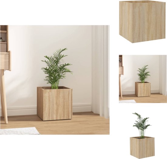 vidaXL Plantenbakken 2 st 40x40x40 cm staal antracietkleurig, bloempot, bloembak, buitenpot, planten bak, plantenpot, plantenbak buiten