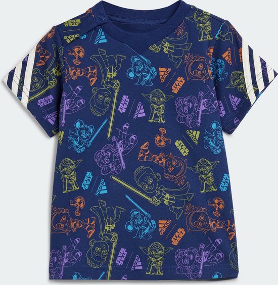 Adidas Sportswear adidas Star Wars Young Jedi T-shirt - Kinderen - Blauw