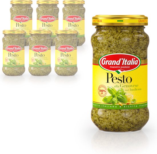 Foto: Grand italia pesto alla genovese pesto 6 x 185g