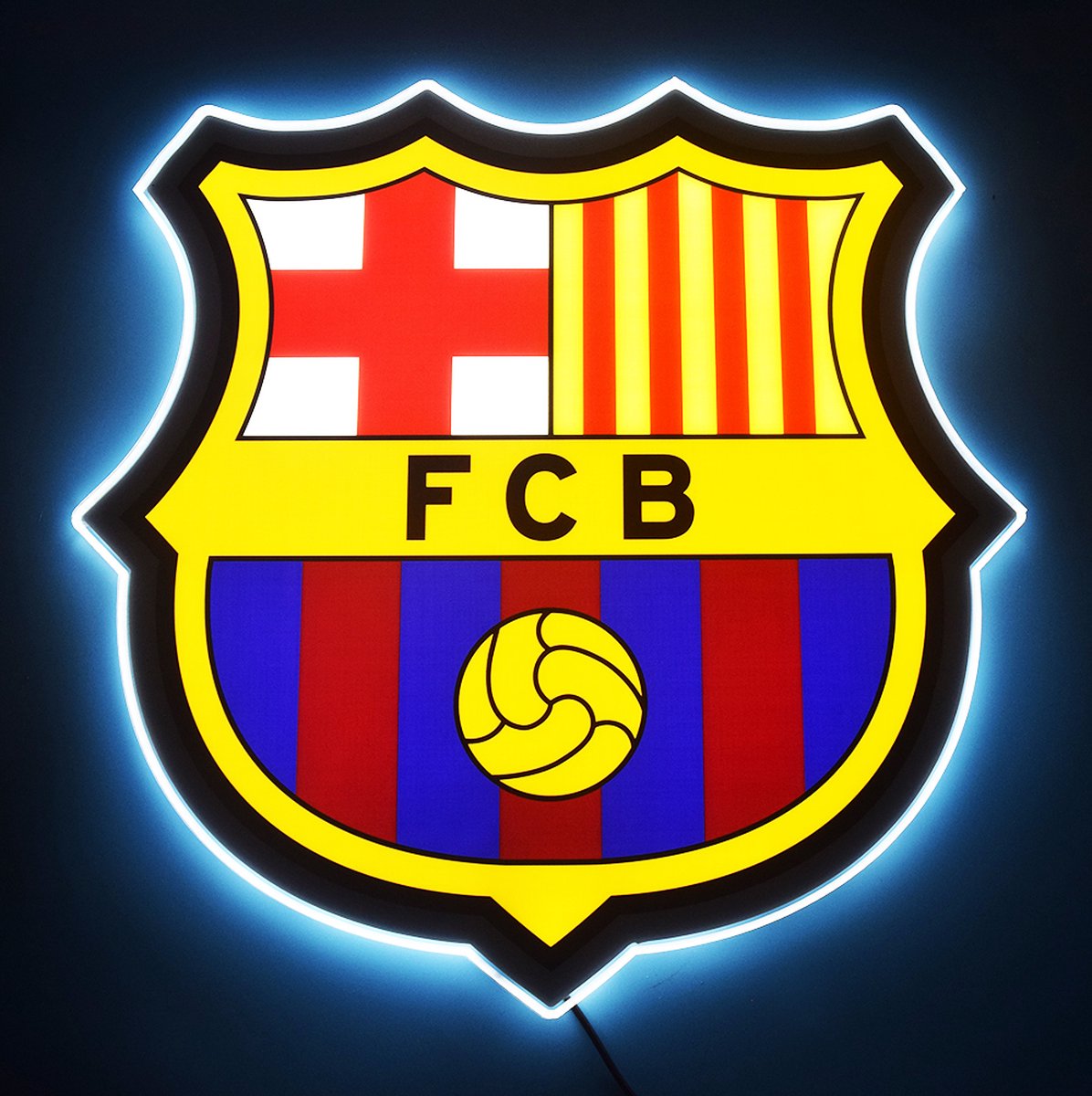 FC Barcelona led logo verlichting 42 cm