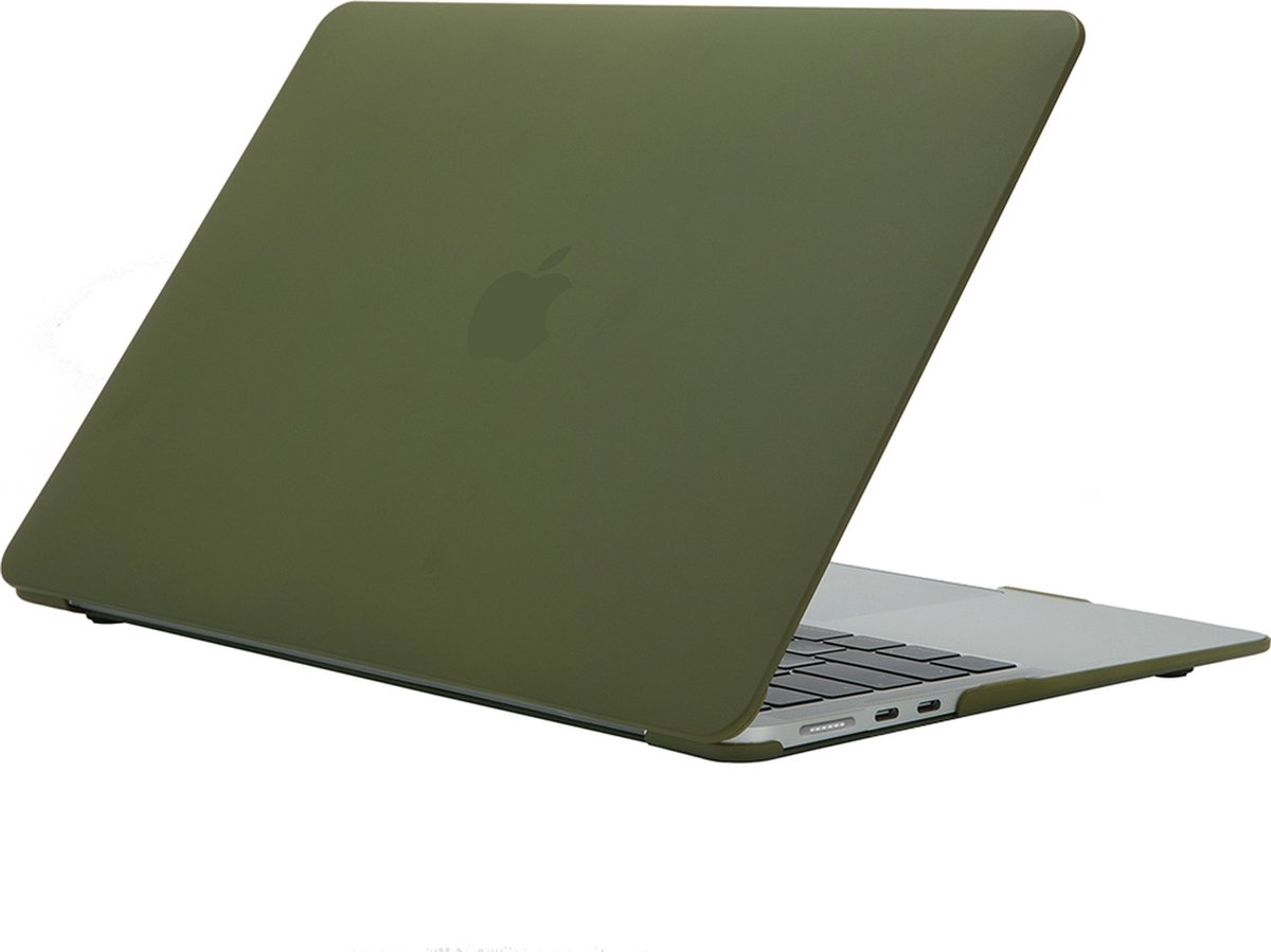 Mobigear Cream Matte Case geschikt voor Apple MacBook Air 15 inch A2941 (2023) Hoes Hardshell MacBook Case - Avocado