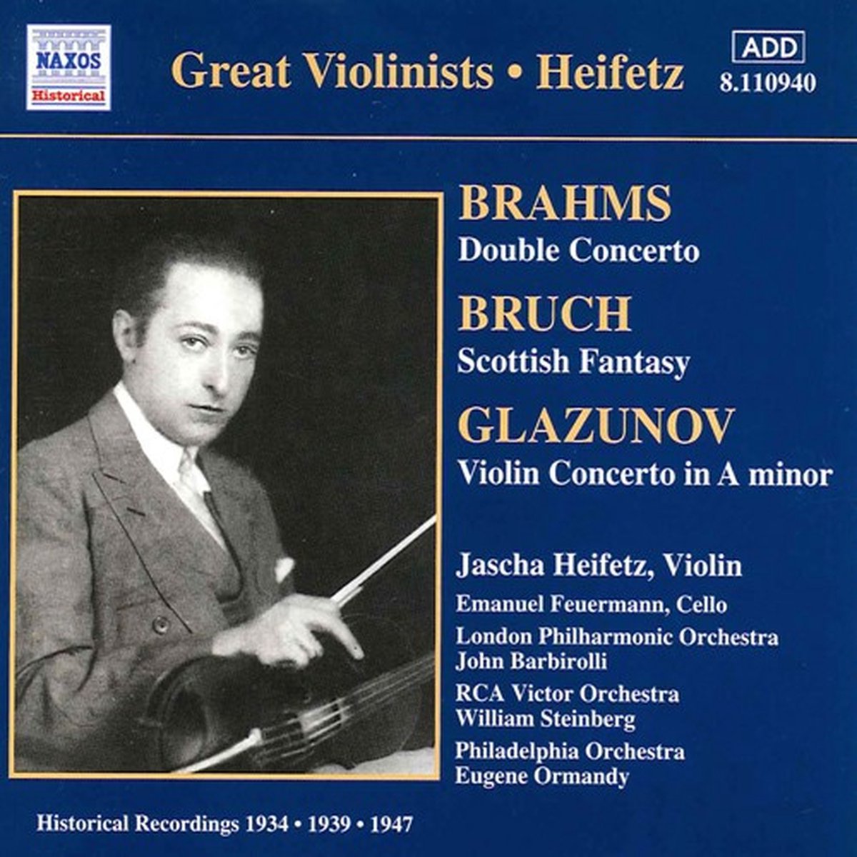 Jascha Heifetz - Violin Concertos (CD)