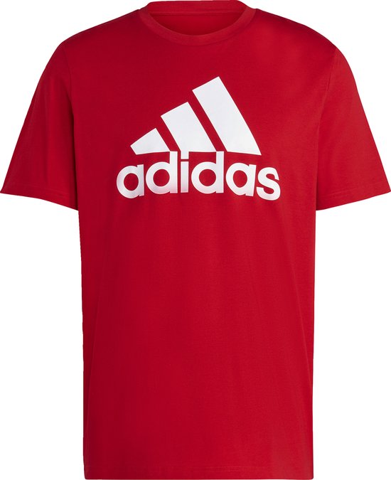 adidas Sportswear Essentials Big Jersey Big Logo T-shirt - Heren - Rood- M