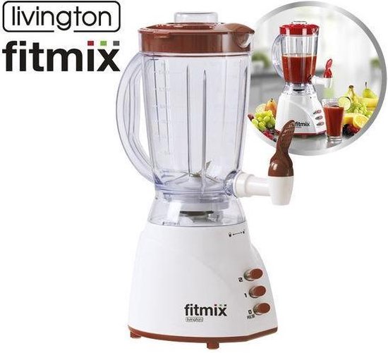Bekend van TV: Fitmix Blender Rood (Livington) | bol.com