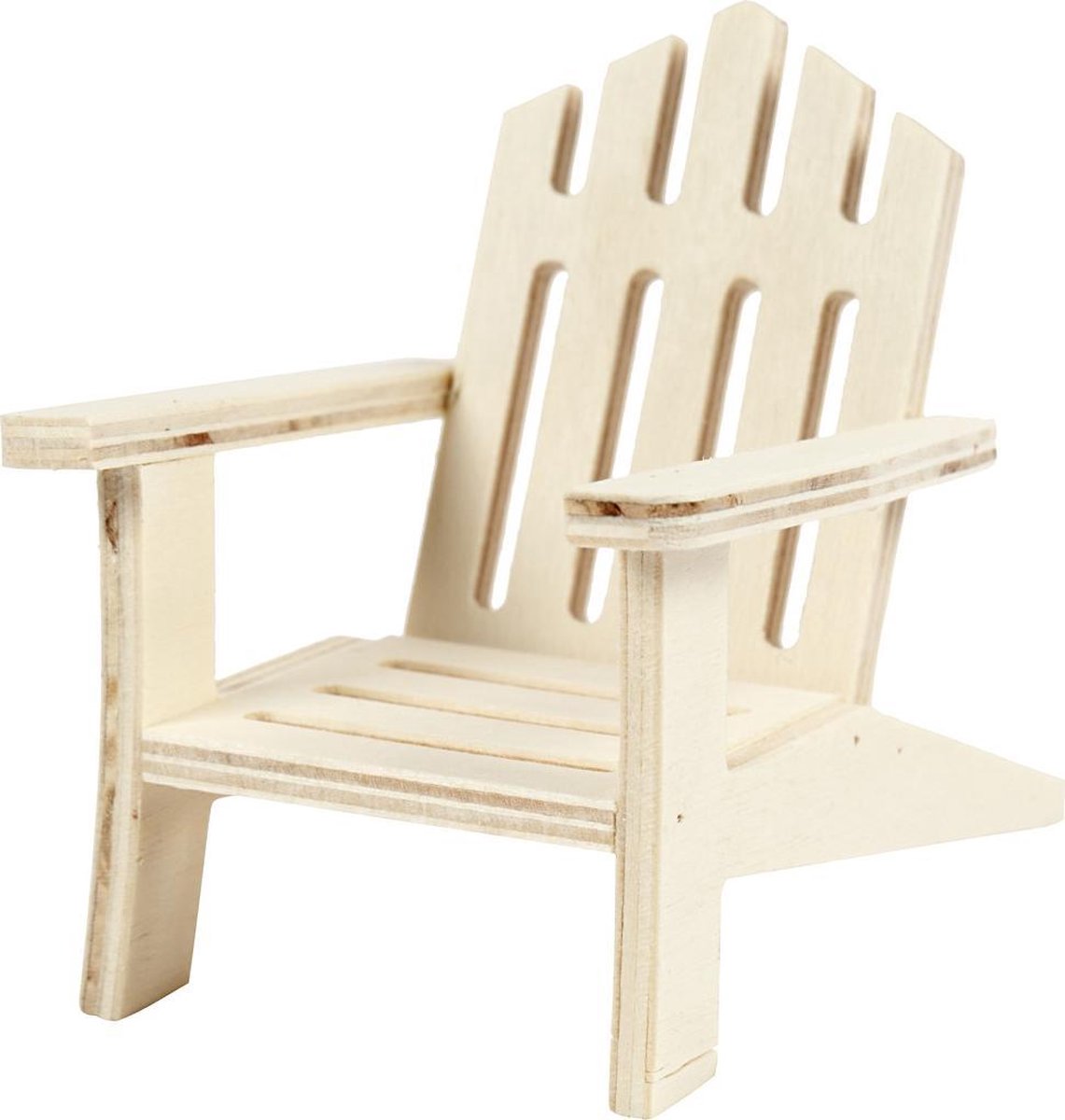 Tuinstoel. H: 9 cm. B: 7.5 cm. 1 stuk