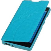 Easy Booktype hoesje voor Huawei Honor 3C Turquoise
