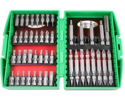 Hofftech 45-delige bitset - geschikt voor accuboormachines - inclusief bewaarbox