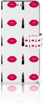 Bookcase Geschikt voor Samsung Galaxy S8 Design Lipstick Kiss