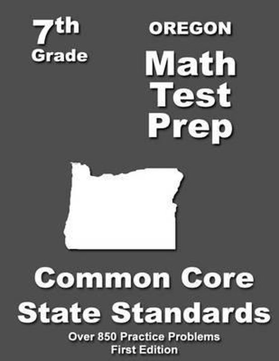 Oregon 7th Grade Math Test Prep - cover