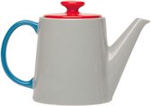 Serax My Tea Pot Theepot - Ø11x13.5 cm - Grijs - Rood - Blauw