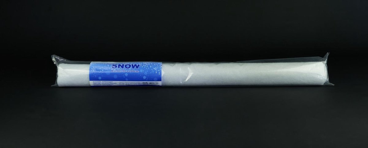 Sneeuwrol polyester 90x240 cm wit