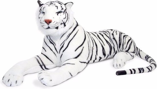 wij Zonder hoofd blijven Mega witte tijger knuffel 170 cm | bol.com