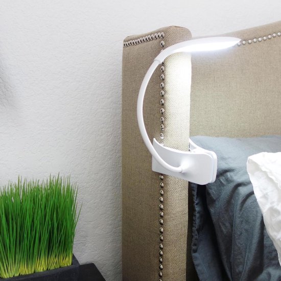 LED oplaadbaar led-leeslampje met klem