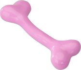 Ebi - Speelgoed Voor Dieren - Hond - Rubber Been Met Aarbeien Smaak L - 20,25cm Roze - 1st