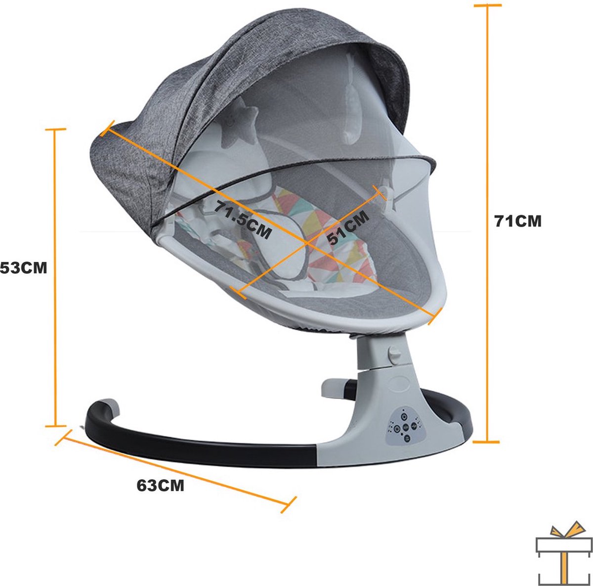 Happiq Babyschommel thumbnail 6