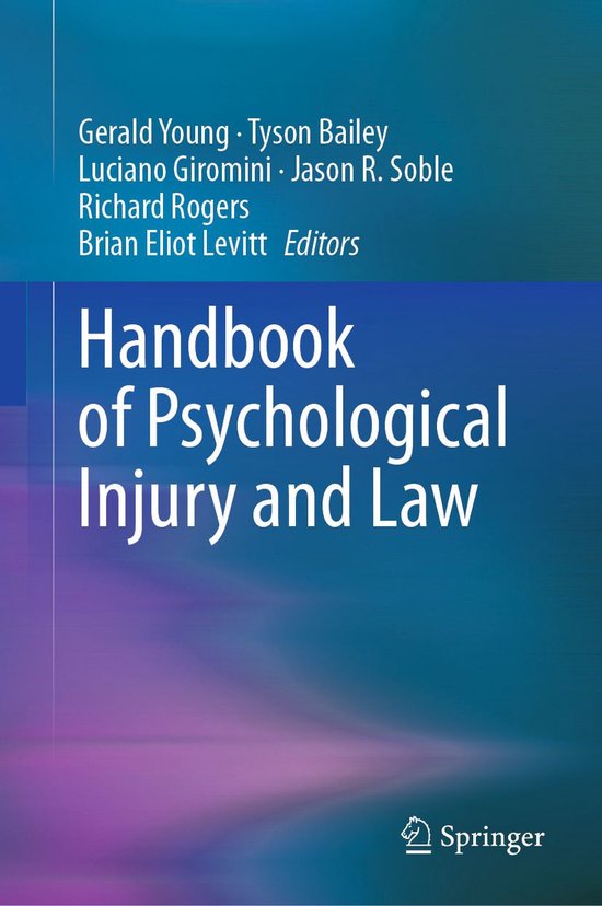 Handbook of Psychological Injury and Law - cover