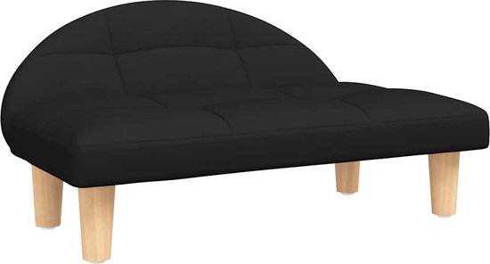 Hondenmand 90x53x30 cm fluweel zwart Hondenmand 90x53x30 cm fluweel zwart