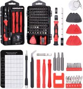 Schroevendraaierset Precisiemechanica 141 in 1, Magnetische Mini Precisiemechanicaset, Draagbare Torx Bit Precisie Schroevendraaierset voor iPhone, Laptop, Tablet, Horloges, Camera, Elektronica Set