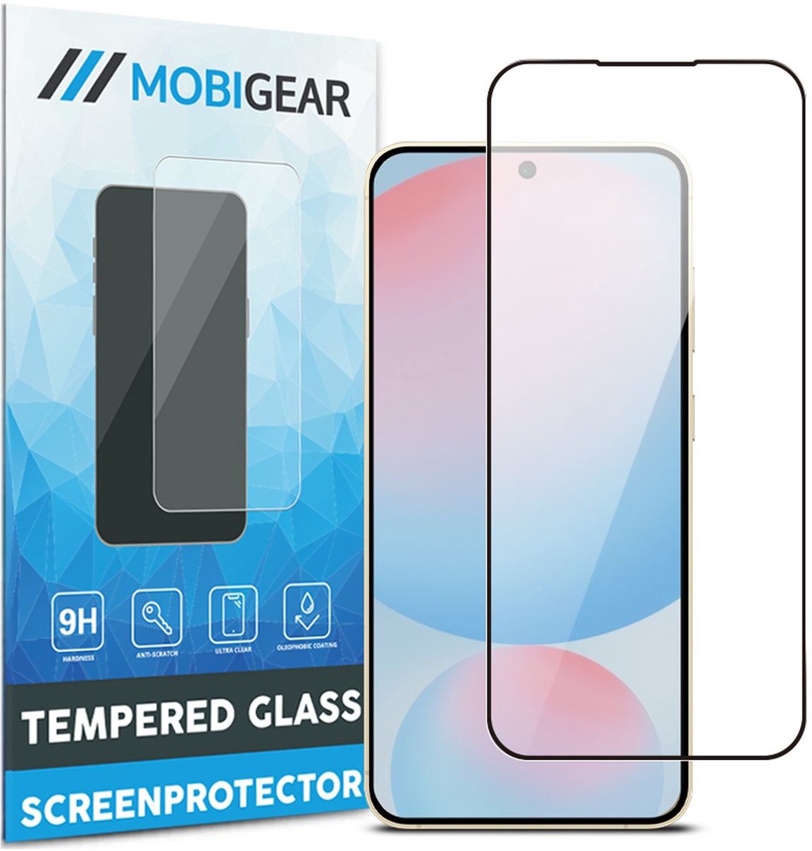 Mobigear Screenprotector geschikt voor Samsung Galaxy S24 FE Glazen | Mobigear Premium Screenprotector - Case Friendly