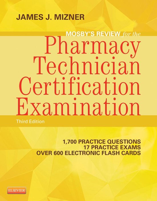 Mosby's Pharmacy Technician Exam Review - E-Book - cover